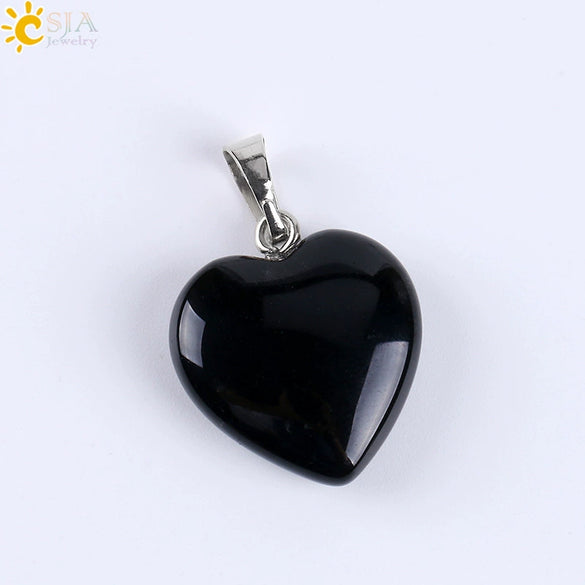 Natural Amethyst Stone Pendant Necklace With Copper Chain Elegant Holiday Gift Jewelry For Women