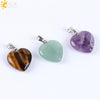 Natural Amethyst Stone Pendant Necklace With Copper Chain Elegant Holiday Gift Jewelry For Women