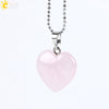 Natural Amethyst Stone Pendant Necklace With Copper Chain Elegant Holiday Gift Jewelry For Women