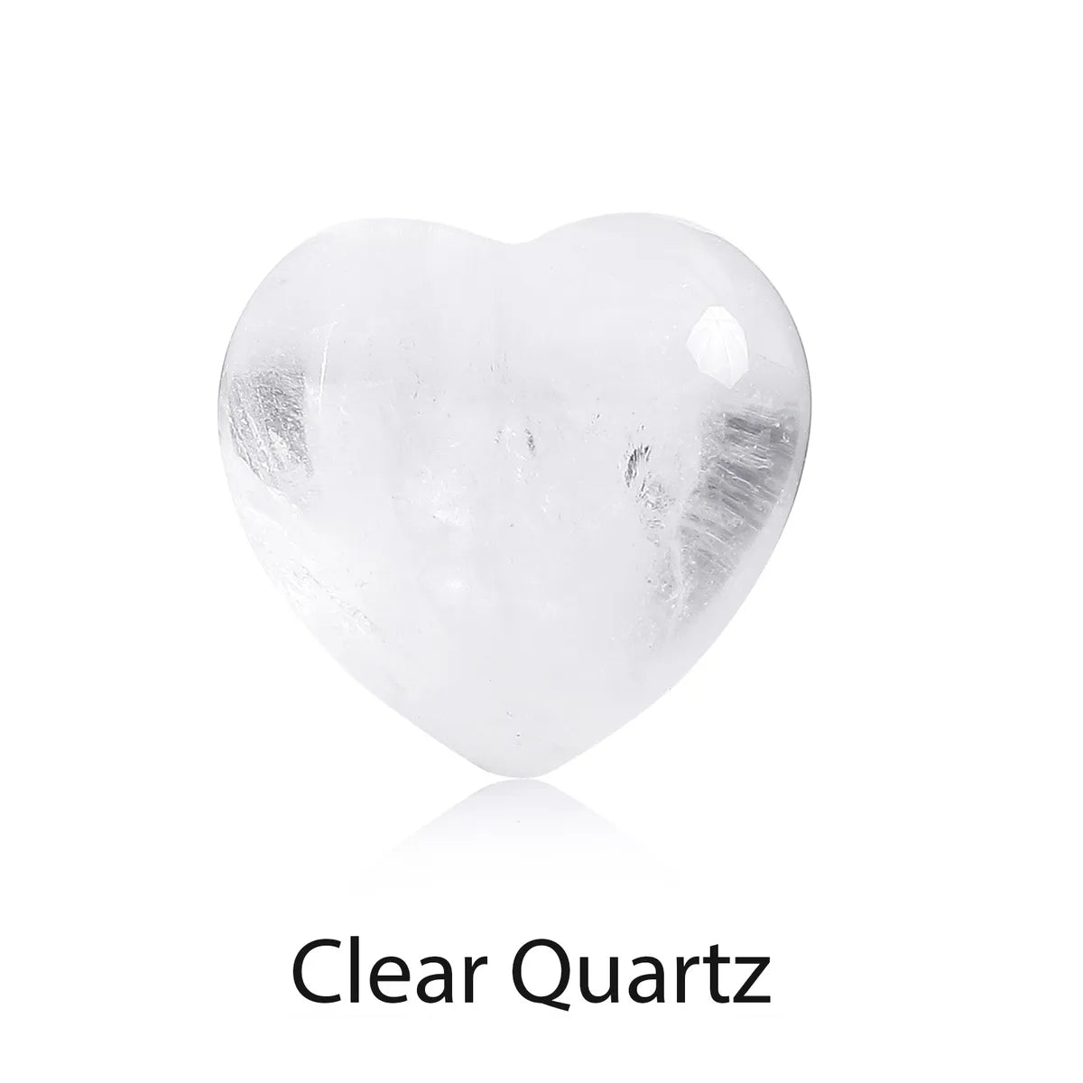 1 Piece Artificial Crystal Heart Shape