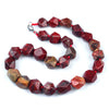 Natural Crystal Agate Jade Irregular Polished Necklace