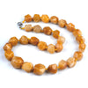 Natural Crystal Agate Jade Irregular Polished Necklace