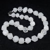 Natural Crystal Agate Jade Irregular Polished Necklace