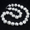 Natural Crystal Agate Jade Irregular Polished Necklace