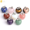 Natural Crystal Apple Pendant Alloy Necklace Women's Fashion Jewelry With Polishing Treatment