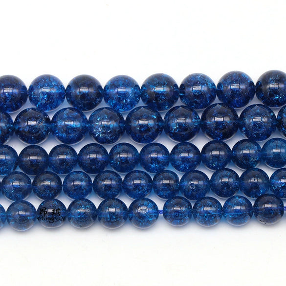 Natural Crystal Blueberry Loose Beads Polishing Diy Jewelry Accessories