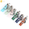 Natural Crystal Frog Pendant Necklace Minimalist Animal Zodiac Jewelry With Cute Frog Holding Crystal Column