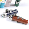 Natural Crystal Frog Pendant Necklace Minimalist Animal Zodiac Jewelry With Cute Frog Holding Crystal Column