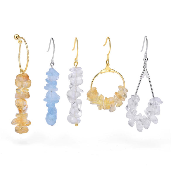 Natural Crystal Gravel Scattered Stone Handmade Jewelry Making Accessories For Bracelets And Earrings