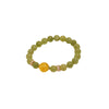 Natural Crystal Hand Knitted Bracelet With Freshwater Pearl And Ping An Buckle