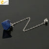 Natural Crystal Obsidian Cone Pendulum Minimalist Stone Jewelry Reiki Accessory Multi Color Gemstone Pendant