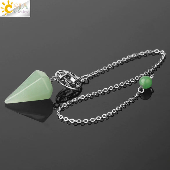Natural Crystal Six Pointed Star Spirit Pendant Minimalist Electroplated Semi Precious Stone Jewelry Gift