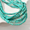 Natural Crystal Stone And Synthetic Stone Cylindrical Loose Beads For Jewelry Accessories