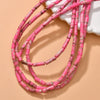 Natural Crystal Stone And Synthetic Stone Cylindrical Loose Beads For Jewelry Accessories
