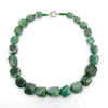 Natural Crystal Stone Choker Necklace Cartoon Animal Zodiac Oval Beaded Stone Chain Necklace