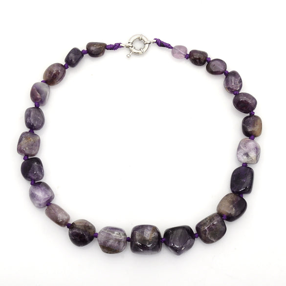 Natural Crystal Stone Choker Necklace With Animal And Zodiac Charm Pendant Cartoon Style For Women