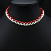 Natural Freshwater Pearl Double Layer Clavicle Chain With Geometric Design For Women Spring And Summer Jewelry Gift