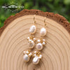 Natural Freshwater Pearl Drop Shape Retro Women's Earrings