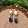 Natural Freshwater Pearl Drop Shape Retro Women's Earrings