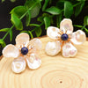 Natural Freshwater Pearl Drop Shape Retro Women's Earrings