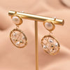Natural Freshwater Pearl Drop Shape Retro Women's Earrings