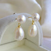Natural Freshwater Pearl Drop Shape Women's Earrings