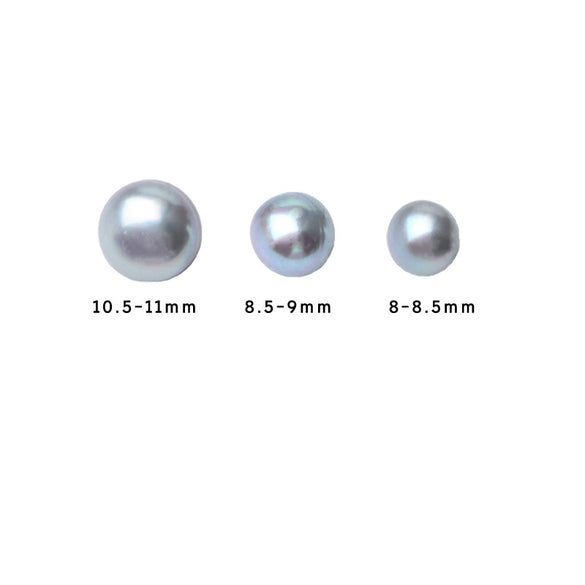 Natural Freshwater Pearl Grey Button Clothing Diy Accessories