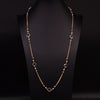 Natural Freshwater Pearl Handmade Braided Tassel Clavicle Necklace With Drop Shape And Electroplating Treatment
