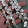 Natural Freshwater Pearl Naked Beads Baroque Petals Shaped Jewelry Material