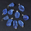 Natural Irregular Gravel Spar Geometric Pendant Stone Necklace Jewelry Accessories