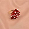 Natural Pearl Geometric Earrings For Women With Silver Needle Retro Elegant Electroplated Jewelry