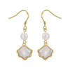 Natural Pearl Jewelry S925 Sterling Silver Necklace Earrings Bracelet Minimalist Style Electroplated