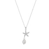 Natural Pearl Jewelry S925 Sterling Silver Necklace Earrings Bracelet Minimalist Style Electroplated