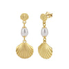 Natural Pearl Jewelry S925 Sterling Silver Necklace Earrings Bracelet Minimalist Style Electroplated