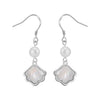 Natural Pearl Jewelry S925 Sterling Silver Necklace Earrings Bracelet Minimalist Style Electroplated