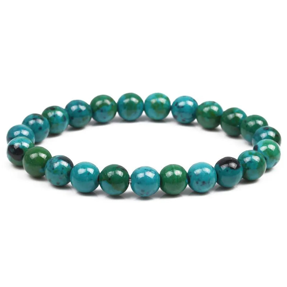 Natural Phoenix Stone 8mm Beaded Bracelet Natural Stone Men's Bracelet