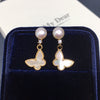 Natural Sea Shell And Freshwater Pearl Jewelry Set Pendant Earrings Ring
