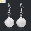Natural Shell Round Earrings Personality Style Fashion Earrings For Women Wholesale Jewelry