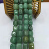 Natural Square Green Aventurine Jade Loose Beads For Diy Jewelry Smooth Cut And Polished Semi Finished Wholesale