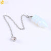 Natural Stone And Copper Accessories Jewelry Cone Pendant Belt Chain Spirit Pendulum Unisex Minimalist Polished