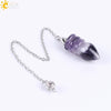 Natural Stone And Copper Accessories Jewelry Cone Pendant Belt Chain Spirit Pendulum Unisex Minimalist Polished