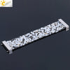 Natural Stone And Copper Wide Winding Bracelet With Shell Gravel Pattern Magnetic Clasp Minimalist Fashion Bracelet For Women