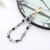 Natural Stone Beaded Mobile Phone Lanyard Hanging Chain Handmade Beaded Pendant