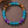 Natural Stone Crystal Handmade Bracelet For Unisex With Agate