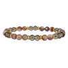 Natural Stone Crystal Handmade Bracelet For Unisex With Agate