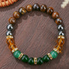 Natural Stone Crystal Handmade Bracelet For Unisex With Agate