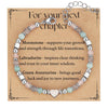 Natural Stone Evil Eye Geometric Bracelet Handmade Fashion Unisex Jewelry With Inlay Detail