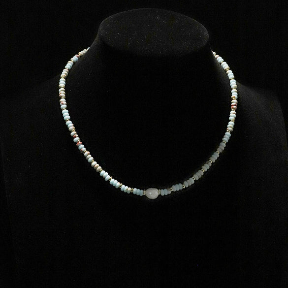 Natural Stone Freshwater Pearl Gold Plated Handmade Elegant Clavicle Necklace For Women