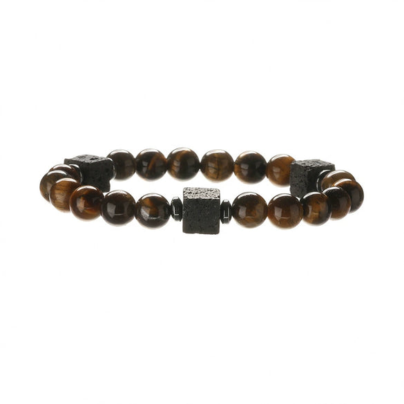 Natural Stone Geometric Beaded Handmade Unisex Bracelet Jewelry Wholesale