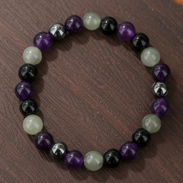 Natural Stone Geometric Handmade Bracelet For Men And Women